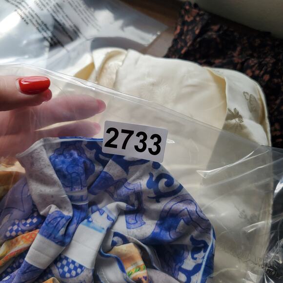 Y2K Fairy Witch Dress Women XL Multicolor Boho Midi Paisley Print Rhinestone TDV - Picture 10 of 10